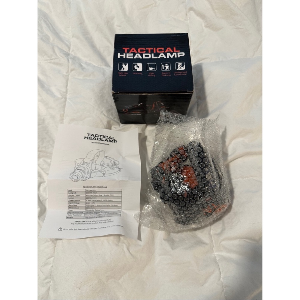 BRAND NEW TACTICAL HEADLAMP